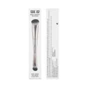 PAC SDE 02 Base & Conceal Duo Brush - Dual Ended Ergonomic Design Ultra Soft Bristles Vegan (1 pc)