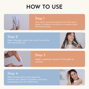 Fix My Curls Curl Quenching Moisture Styling Duo For Curly And Wavy Hair (2 Pcs, 50 g Each)