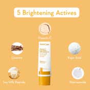 WishCare Vitamin C Pure Glow Brightening Sunscreen for Dry Skin - SPF50 PA++++In-Vivo Tested (50 ml)