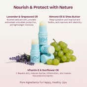 Love Momma Super Rich Lip Balm Free Macramé Pouch - Lavender & Grapeseed (5 g)