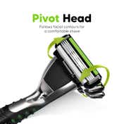 LetsShave Pro 4 Shaving Razor For Men - Black, Grey