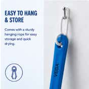 VEGA Long Handle Bristle Bath Brush Body Scrubber Brush for Removing Dead Skin (BA-1/7)