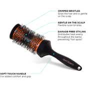 Denman Head-Hugging Hot Curl Brush 53mm Dhh4 - Orange