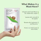 O3+ Snail Mucin Instant Glass Sheet Mask (30g)