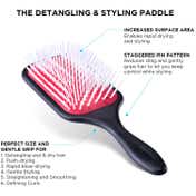 Denman Powder Paddle Brush D38 - Black