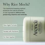 Arencia Fresh Green Rice Mochi Cleanser - Clarifying Korean Cleanser for Acne-Prone Skin (120 g)