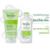Simple Kit Hydrating Duo Combo, Refreshing Facial Wash (150ml) and Hydrating Light Moisturiser (125ml)