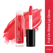 Power Beauty Full-On Shine Lip Gloss - Red 01 (4.5 ml)