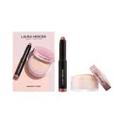 Laura Mercier Artistry Icons Translucent Loose Powder Tone Up and Mini Caviar Stick Eye Shadow Set