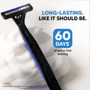 LetsShave Pro 2 Plus Disposable Razor Set - Blue (10Pcs)