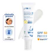 Plum 2% Niacinamide & Rice Water Hybrid Face Sunscreen With SPF 50 PA+++ (50g)