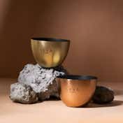 Seva Home Heirloom Bowl Mini Scented Candle Gold + Rosegold (2 Pcs)