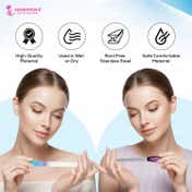 Majestique 2-in-1 Nail Care Set - Glass Nail Filer & Cuticle Remover (2 pcs)