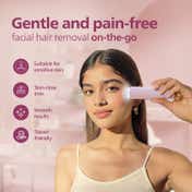Philips Cordless Facial Hair Remover With Wide Hypoallergenic Head BRR454-00 - Pink