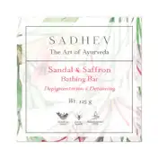 Sadhev Sandal & Saffron Depigmentation & Detinning Bathing Bar (125g)