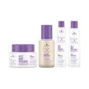 Schwarzkopf Professional BC FrizzAway Shampoo + Conditioner  + Treatment & Smoothing Oil Combo