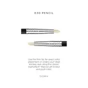 Sigma Beauty E30 Pencil Brush - Black-Chrome