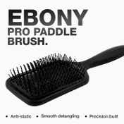 Ikonic Professional Pro Paddle Hair Brush - Black