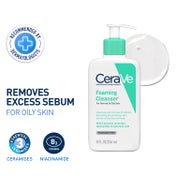 CeraVe Foaming Cleanser Face Wash For Oily Skin (236 ml)
