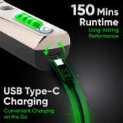 Vega 9 in 1 Pro Multi Grooming Trimmer for Men 150 Runtime 120 Min Charge USB Type C VHTH-32