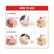 SKIN COTTAGE Kiwi Gold Essence Body Bath + Scrub (400ml)