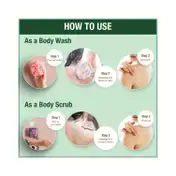 SKIN COTTAGE Green Tea Natures Infusion Body Bath + Scrub (400ml)