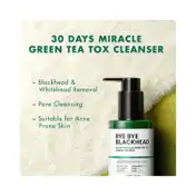 Some By Mi Bye Bye Blackhead 30 Days Miracle Green Tea Tox Bubble Cleanser - (120g)