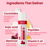 Aravi Organic Lip Glowy Balm With SPF 50 PA+++ - Kojic Acid & Ceramide (5 g)