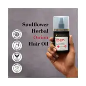 Soulflower Herbal Onion Hair Growth Oil - (120ml)