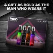 VILLAIN Raid Combo Premium Perfume Gift Set (4 pcs)