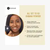 SUGAR Cosmetics All Set To Go Banana Loose Powder - Beige (7 g)