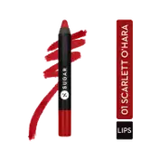 SUGAR Cosmetics Matte As Hell Crayon Lipstick - 01 Scarlett O'hara (Red) (2.8 g)