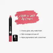 SUGAR Cosmetics Matte As Hell Crayon Lipstick - 05 Rose Dawson (Rose Pink) (2.8 g)