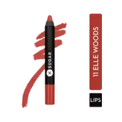 SUGAR Cosmetics Matte As Hell Crayon Lipstick - 11 Elle Woods (Brown Nude) (2.8 g)