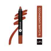 SUGAR Cosmetics Matte As Hell Crayon Lipstick - 16 Claire Underwood (Burnt Orange) (2.8 g)