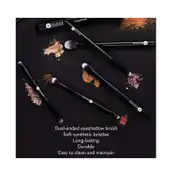 SUGAR Cosmetics 413 Flat Blend Trend Dual Round Eyeshadow Brush - Black (18 g)