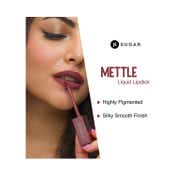 SUGAR Cosmetics Mettle Liquid Lipstick - 07 Bellatrix (Mauve Pink with Brown Undertones) (7 ml)