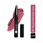 SUGAR Cosmetics Matte Attack Transferproof Lipstick - 07 Peachwood Mac (Peach Pink) (2 g)