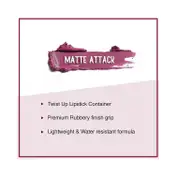 SUGAR Cosmetics Matte Attack Transferproof Lipstick - 11 The Blush Eyed Peas (Pink Blush Nude) (2 g)