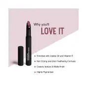 SUGAR Cosmetics Matte Attack Transferproof Lipstick - 11 The Blush Eyed Peas (Pink Blush Nude) (2 g)