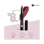 SUGAR Cosmetics Matte Attack Transferproof Lipstick - 15 Salmon Republic (Deep Salmon Pink) (2 g)