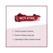 SUGAR Cosmetics Matte Attack Transferproof Lipstick - 06 Spring Crimson (Crimson Red) (2 g)