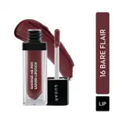 SUGAR Cosmetics Smudge Me Not Liquid Lipstick - 16 Bare Flair (Rose Brown) (4.5 ml)