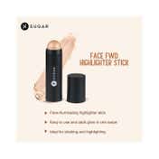 SUGAR Cosmetics Face Fwd Highlighter Stick - 01 Champagne Champion (Champagne Gold) (7.5 g)