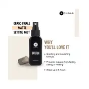 SUGAR Cosmetics Grand Finale Matte Setting Mist (50 ml)