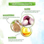 Mamaearth Onion Shampoo with Plant Keratin (100 ml) Contains Vitamin E & Keratin