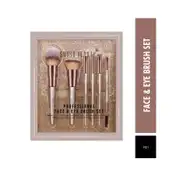 Swiss Beauty Professional Face & Eye Brush Set - (6 Pcs)