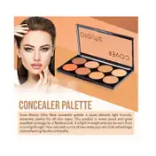 Swiss Beauty Cover Studio Ultra Base Concealer Palette - Shade 1 (16 g)