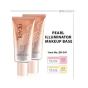 Swiss Beauty Pearl Illuminator Makeup Base - 01 Golden Pink (35 g)