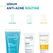Bioderma Sebium Hydra Moisturizer for Oily, Acne-Prone Skin with Ceramides for 24H Hydration (40ml)